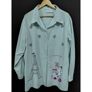 Victoria Jones® WOMAN neck label Victoria Jones 100% Cotton Size 3X